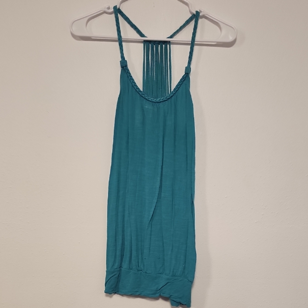 Teal Sleeveless Tank Top
